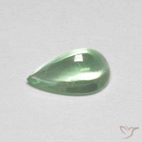 Fluorite Gemstone in 10.1 x 5.8 mm Size for Sale, Fluorite Stone in Light Mint Color