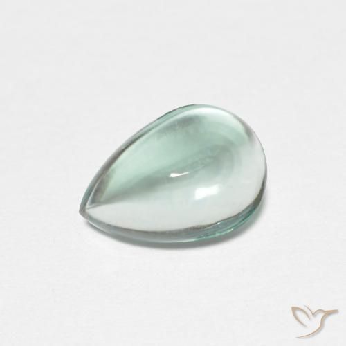 1.71 ct Turquoise Fluorite Stone, Natural Fluorite in Pear Cabochon Shape for Sale