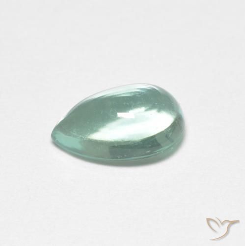 Fluorite Gemstone in 9 x 6 mm (calibrated) Size for Sale, Fluorite Stone in Blue Green Color