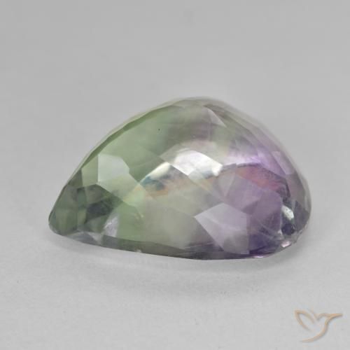 Fluorite Gemstone in 19.3 x 16.7 mm Size for Sale, Fluorite Stone in Multicolor Color