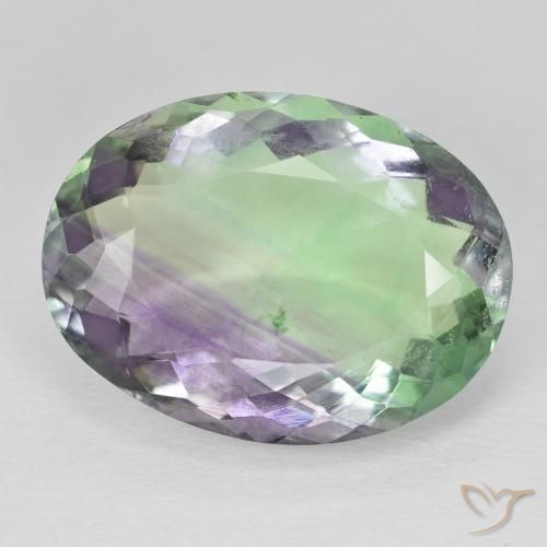 30.11ct Natural Multicolor Fluorite, Oval, SI