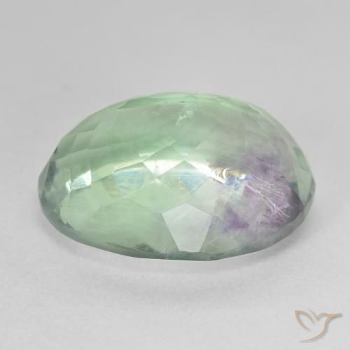 Fluorite Gemstone in 18.9 x 14.5 mm Size for Sale, Fluorite Stone in Multicolor Color