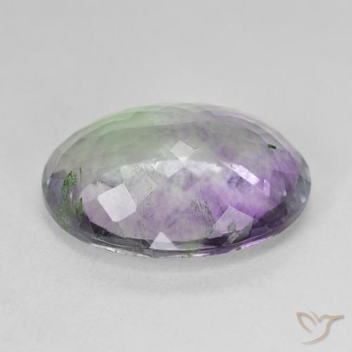 Fluorite Gemstone in 18.4 x 14.1 mm Size for Sale, Fluorite Stone in Multicolor Color