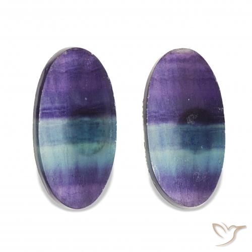 23.90ctw Multicolor Fluorite, Oval, Transparent