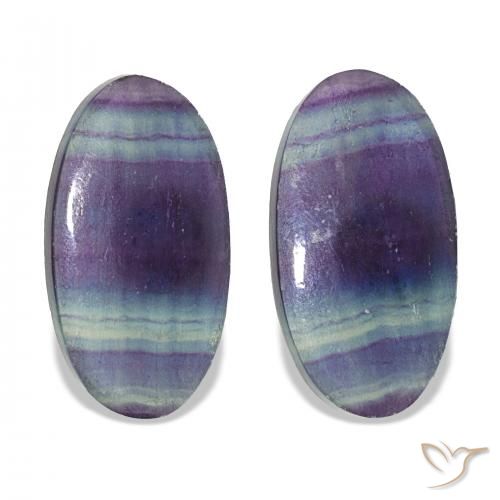 22.07ctw Multicolor Fluorite, Oval, Transparent