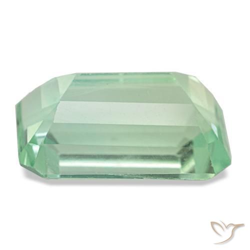 Fluorite Gemstone in 14 x 8.9 mm Size for Sale, Fluorite Stone in Mint Green Color