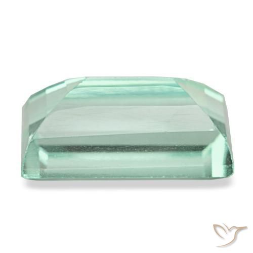Fluorite Gemstone in 13.4 x 7.4 mm Size for Sale, Fluorite Stone in Bluish Green Color