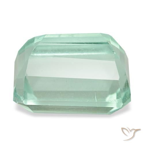 Fluorite Gemstone in 13 x 9 mm (calibrated) Size for Sale, Fluorite Stone in Bluish Green Color