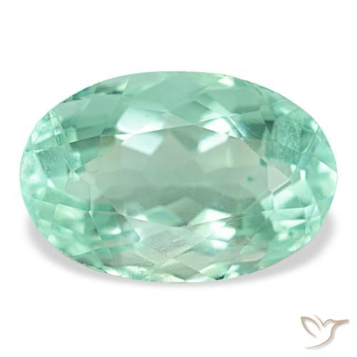 9.72ct Turquoise Fluorite, Oval, VVS-VS