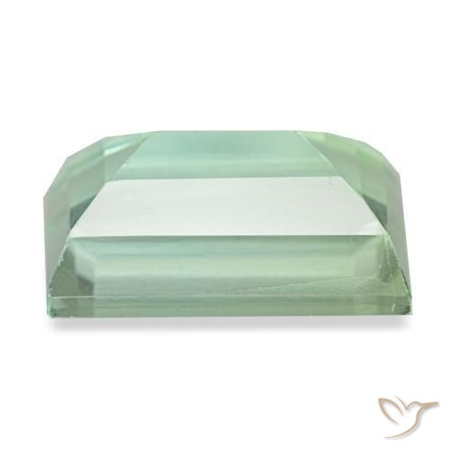 Fluorite Gemstone in 11.8 x 7.3 mm Size for Sale, Fluorite Stone in Light Blue Green Color