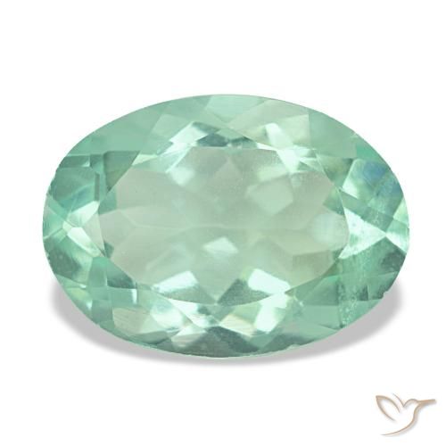 4.20ct Green Fluorite, Oval, VS