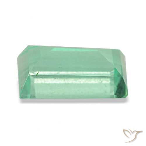 Fluorite Gemstone in 10.3 x 6.7 mm Size for Sale, Fluorite Stone in Light Green Color