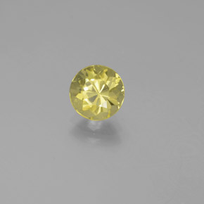 0.91 ct Yellow Golden Beryl Stone, Natural Golden Beryl in Round Facet Shape for Sale
