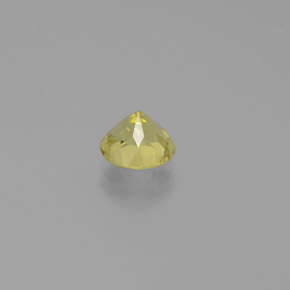 Golden Beryl Gemstone in 6.5 mm (calibrated) Size for Sale, Golden Beryl Stone in Yellow Color