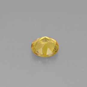 Golden Beryl Gemstone in 6 mm (calibrated) Size for Sale, Golden Beryl Stone in Yellow Color