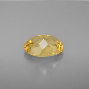 Golden Beryl Gemstone in 9 x 7 mm (calibrated) Size for Sale, Golden Beryl Stone in Yellow Color