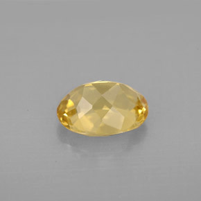 Golden Beryl Gemstone in 9 x 7 mm (calibrated) Size for Sale, Golden Beryl Stone in Yellow Color