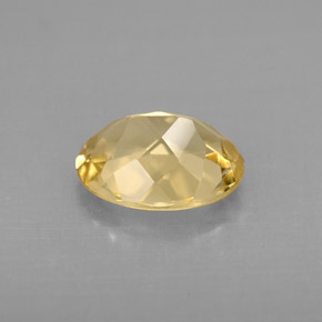 Golden Beryl Gemstone in 9 x 7 mm (calibrated) Size for Sale, Golden Beryl Stone in Yellow Color