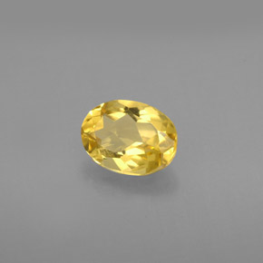 1.11 ct Yellow Golden Beryl Stone, Natural Golden Beryl in Oval Facet Shape for Sale