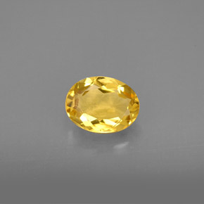 1.08 ct Yellow Golden Beryl Gemstone, Golden Beryl Gem in Oval Facet Shape for Sale.