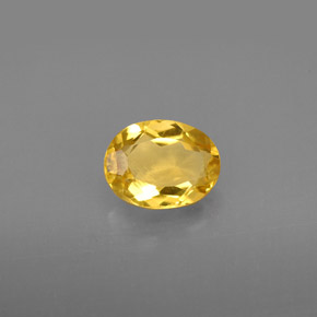 1.08 ct Yellow Golden Beryl Stone, Natural Golden Beryl in Oval Facet Shape for Sale