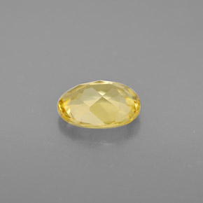 Golden Beryl Gemstone in 7.6 x 6 mm Size for Sale, Golden Beryl Stone in Yellow Color