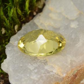 Golden Beryl Gemstone in 8.8 x 6.9 mm Size for Sale, Golden Beryl Stone in Yellow Color