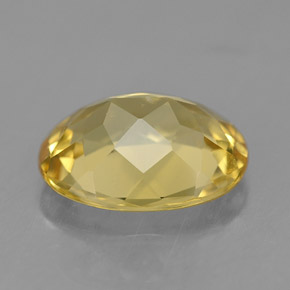 Golden Beryl Gemstone in 9 x 7 mm (calibrated) Size for Sale, Golden Beryl Stone in Yellow Color