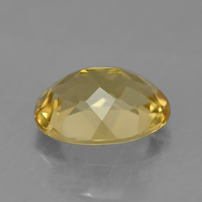 Golden Beryl Gemstone in 9 x 7 mm (calibrated) Size for Sale, Golden Beryl Stone in Yellow Color