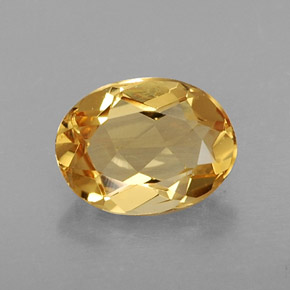 0.99 ct Yellow Golden Beryl Gemstone, Golden Beryl Gem in Oval Facet Shape for Sale.