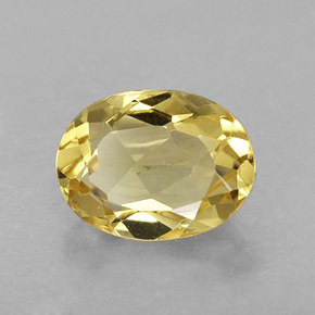 1.14 ct Yellow Golden Beryl Stone, Natural Golden Beryl in Oval Facet Shape for Sale