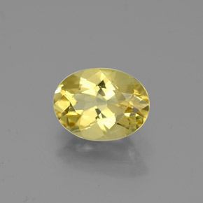 1.03 ct Yellow Golden Beryl Stone, Natural Golden Beryl in Oval Facet Shape for Sale