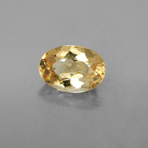 2.23 ct Yellow Golden Beryl Stone, Natural Golden Beryl in Oval Facet Shape for Sale