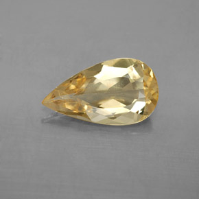 ゴールド ゴールドベリル 宝石 - 2.6ct ペアーファセット (ID: 352579)