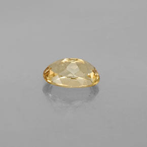 Golden Beryl Gemstone in 9.8 x 7 mm Size for Sale, Golden Beryl Stone in Yellow Color