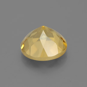 Golden Beryl Gemstone in 9 mm (calibrated) Size for Sale, Golden Beryl Stone in Yellow Color