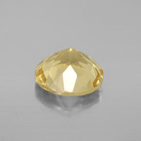 Golden Beryl Gemstone in 9 mm (calibrated) Size for Sale, Golden Beryl Stone in Yellow Color