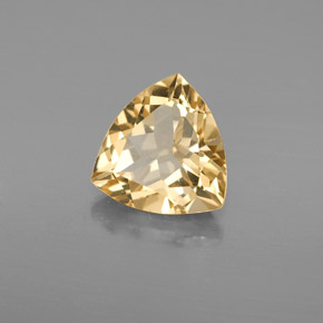 2.79 ct Yellow Golden Beryl Stone, Natural Golden Beryl in Trillion Facet Shape for Sale