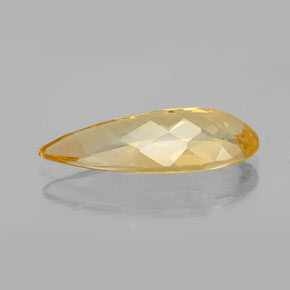 Golden Beryl Gemstone in 20.1 x 8.3 mm Size for Sale, Golden Beryl Stone in Yellow Color