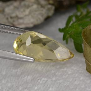 Golden Beryl Gemstone in 14.9 x 8.9 mm Size for Sale, Golden Beryl Stone in Yellow Color