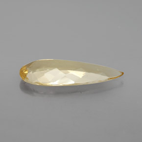 Golden Beryl Gemstone in 20.1 x 7.8 mm Size for Sale, Golden Beryl Stone in Yellow Color