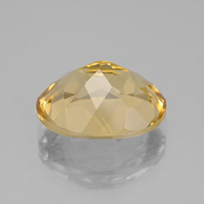 Golden Beryl Gemstone in 12 x 10 mm (calibrated) Size for Sale, Golden Beryl Stone in Yellow Golden Color