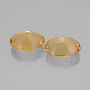 Golden Beryl Gemstones in 9 x 7 mm (calibrated) Size for Sale, Golden Beryl Stones in Golden Color