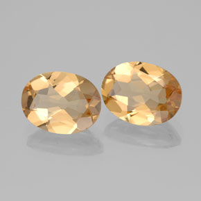 3.05 ctw Golden Golden Beryl Stones, Natural Golden Beryl in Oval Facet Shape for Sale