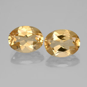 3.61 ct Yellow Golden Beryl Gemstone, Golden Beryl Gem in Oval Facet Shape for Sale.