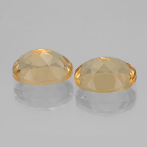 Golden Beryl Gemstone in 9 x 7 mm (calibrated) Size for Sale, Golden Beryl Stone in Yellow Color
