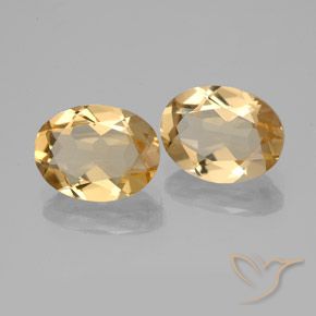 3.18 ctw Golden Golden Beryl Stones, Natural Golden Beryl in Oval Facet Shape for Sale