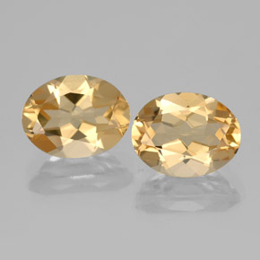 3.46 ct Yellow Golden Beryl Gemstone, Golden Beryl Gem in Oval Facet Shape for Sale.