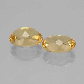 Golden Beryl Gemstone in 8.2 x 6.1 mm Size for Sale, Golden Beryl Stone in Yellow Color