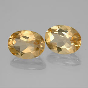 3.61 ctw Yellow Golden Beryl Stones, Natural Golden Beryl in Oval Facet Shape for Sale